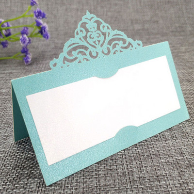 50 τεμ. Laser Cut Διακοσμητικό Τραπέζι Κάρτα Όνομα Θέση Κάρτα Μπομπονιέρα Διακόσμησης Γάμου