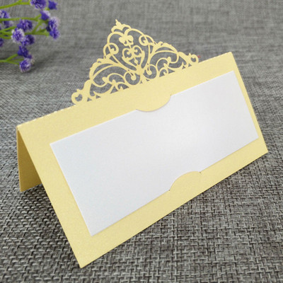 50 τεμ. Laser Cut Διακοσμητικό Τραπέζι Κάρτα Όνομα Θέση Κάρτα Μπομπονιέρα Διακόσμησης Γάμου