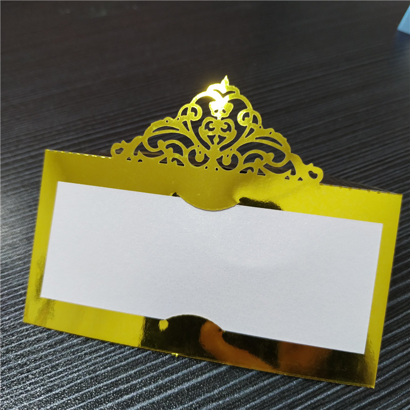 50 τεμ. Laser Cut Διακοσμητικό Τραπέζι Κάρτα Όνομα Θέση Κάρτα Μπομπονιέρα Διακόσμησης Γάμου