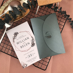 Jednostrani linijski uzorak Pozivnice za vjenčanje Personalizirane prilagođene pozivnice za svatove Casamento Party Supply