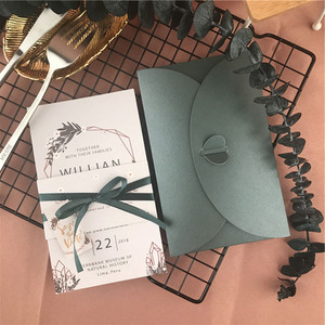 Jednostrani linijski uzorak Pozivnice za vjenčanje Personalizirane prilagođene pozivnice za svatove Casamento Party Supply