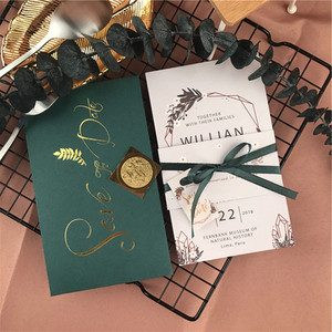 Jednostrani linijski uzorak Pozivnice za vjenčanje Personalizirane prilagođene pozivnice za svatove Casamento Party Supply