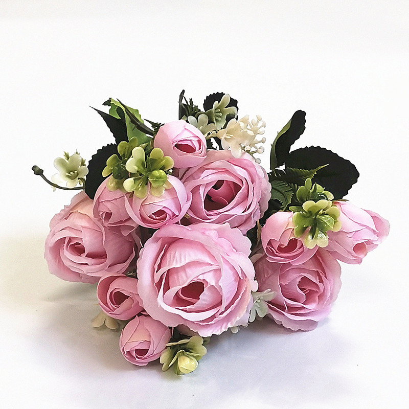 1 pakk pojengist siidist kimpe kodukaunistused aksessuaarid pulmapidu külalisteraamatu võltstaimed DIY tuttid kunstroosid