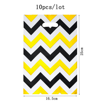 10 vnt spalvingo aukso aliuminio dovanų maišelis Little Stars saldainių užkandžių sausainių pakavimo krepšys gimtadienio vestuvių vakarėliui