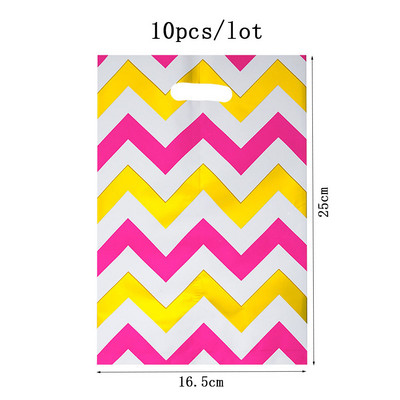 10 vnt spalvingo aukso aliuminio dovanų maišelis Little Stars saldainių užkandžių sausainių pakavimo krepšys gimtadienio vestuvių vakarėliui