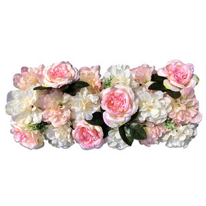 1 ΤΕΜ. Τεχνητό τριαντάφυλλο λουλούδι σε σειρά Διακόσμηση Σκηνής Γάμου Προσομοίωση φόντου Μετάξι Fake Flowers DIY Holiday Party Εμφάνιση ξενοδοχείου