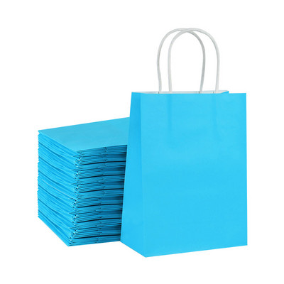 21 cm kaasaskantavad paberkotid tänupüha pulma sünnipäevakülaliste tänamiskingituste pakkimiskott Navidadi jõulukingikott