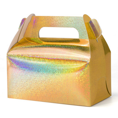 10 tk/20 tk/papp kinkekoogikarp magustoit Gift Box Pink Roheline pulmapäev mugav kandekarp saab kohandada logo