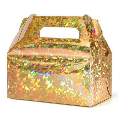 10 tk/20 tk/papp kinkekoogikarp magustoit Gift Box Pink Roheline pulmapäev mugav kandekarp saab kohandada logo