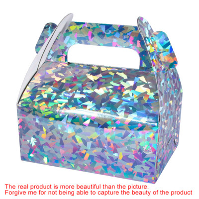 10 tk/20 tk/papp kinkekoogikarp magustoit Gift Box Pink Roheline pulmapäev mugav kandekarp saab kohandada logo