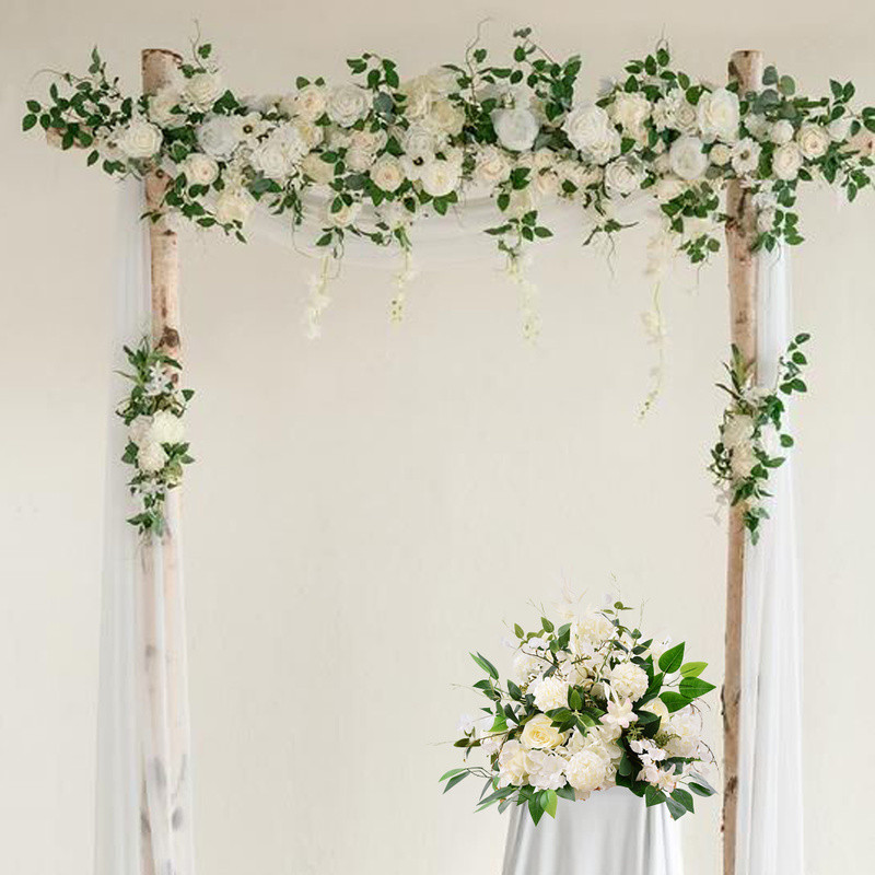 40 cm kunstlillede palli kaunistus pulmapeo kaunistus lava tausta seinakaunistus Teejuhis lilledega kaunistus