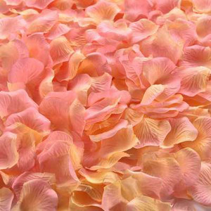 500/1000/3000pcs Artificial Silk Rose Petals Διακόσμηση Γάμου Ρομαντικό Rose Flower Πέταλο Αξεσουάρ Γάμου 5*5cm 50%