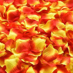 500/1000/3000pcs Artificial Silk Rose Petals Διακόσμηση Γάμου Ρομαντικό Rose Flower Πέταλο Αξεσουάρ Γάμου 5*5cm 50%