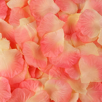 500/1000/3000pcs Artificial Silk Rose Petals Διακόσμηση Γάμου Ρομαντικό Rose Flower Πέταλο Αξεσουάρ Γάμου 5*5cm 50%