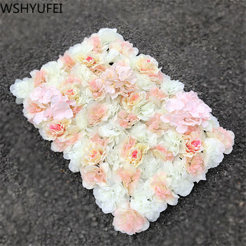 WSHYUFEI 40x60cm Μεταξωτό Τριαντάφυλλο Τοίχο Διακόσμηση Γάμου Φόντο Τεχνητό Λουλούδι Τοίχο Ρομαντικό Διακόσμηση Γάμου