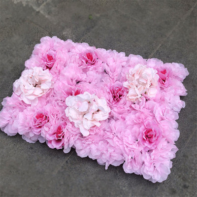 WSHYUFEI 40x60cm Μεταξωτό Τριαντάφυλλο Τοίχο Διακόσμηση Γάμου Φόντο Τεχνητό Λουλούδι Τοίχο Ρομαντικό Διακόσμηση Γάμου