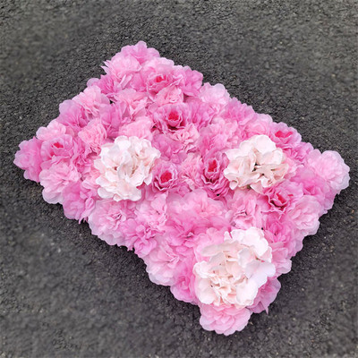 WSHYUFEI 40x60cm Μεταξωτό Τριαντάφυλλο Τοίχο Διακόσμηση Γάμου Φόντο Τεχνητό Λουλούδι Τοίχο Ρομαντικό Διακόσμηση Γάμου