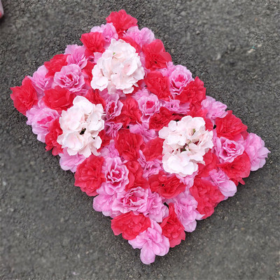 WSHYUFEI 40x60cm Μεταξωτό Τριαντάφυλλο Τοίχο Διακόσμηση Γάμου Φόντο Τεχνητό Λουλούδι Τοίχο Ρομαντικό Διακόσμηση Γάμου