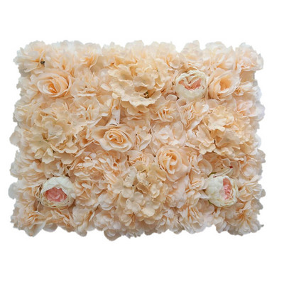 60x40CM Svilena ruža Zid Umjetno cvijeće Vjenčanje Zidni ukras Pozadina za fotografije Pozadina za tuširanje djeteta Pozadina frizerskog salona