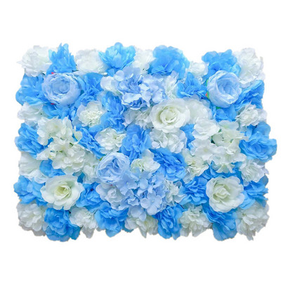 60x40CM Svilena ruža Zid Umjetno cvijeće Vjenčanje Zidni ukras Pozadina za fotografije Pozadina za tuširanje djeteta Pozadina frizerskog salona