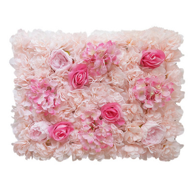 60x40CM Svilena ruža Zid Umjetno cvijeće Vjenčanje Zidni ukras Pozadina za fotografije Pozadina za tuširanje djeteta Pozadina frizerskog salona