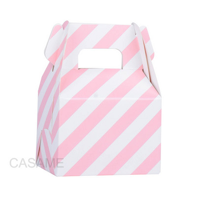 12 tk paberkommide pakkimine karp Pulmade soodustused täpilised karbid Peoleood isetegemise tarvikud käepidemega kinkekarp kingituste jaoks