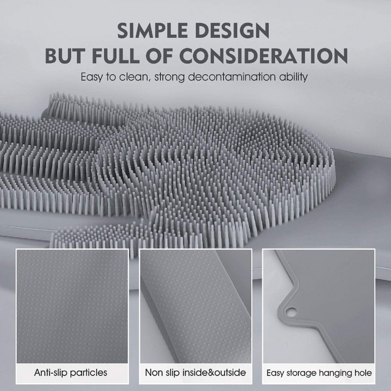 Indų plovimas Valymo pirštinės Silikoninė guminė kempinė Pirštinė Buitinė Šveitiklis Virtuvė Valymo įrankiai Dropshipping Kitchen