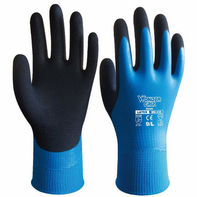 Wonder Grip Gloves Latex Αδιάβροχα Γάντια Πλήρως Επικαλυμμένα Nylon Blue Γάντια Εργασίας Coldproof Προστασία Γάντια Κηπουρικής