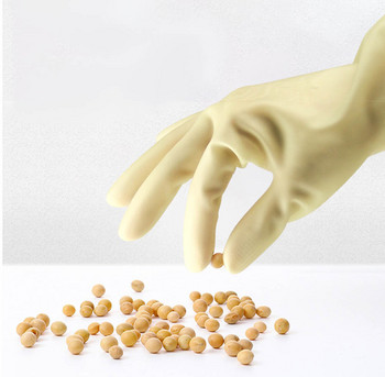 Устойчиви домакински ръкавици за миене на съдове и пране Удебелени гумени почистващи латексови ръкавици Устойчиви на киселина и основи Ръкавици с добро качество