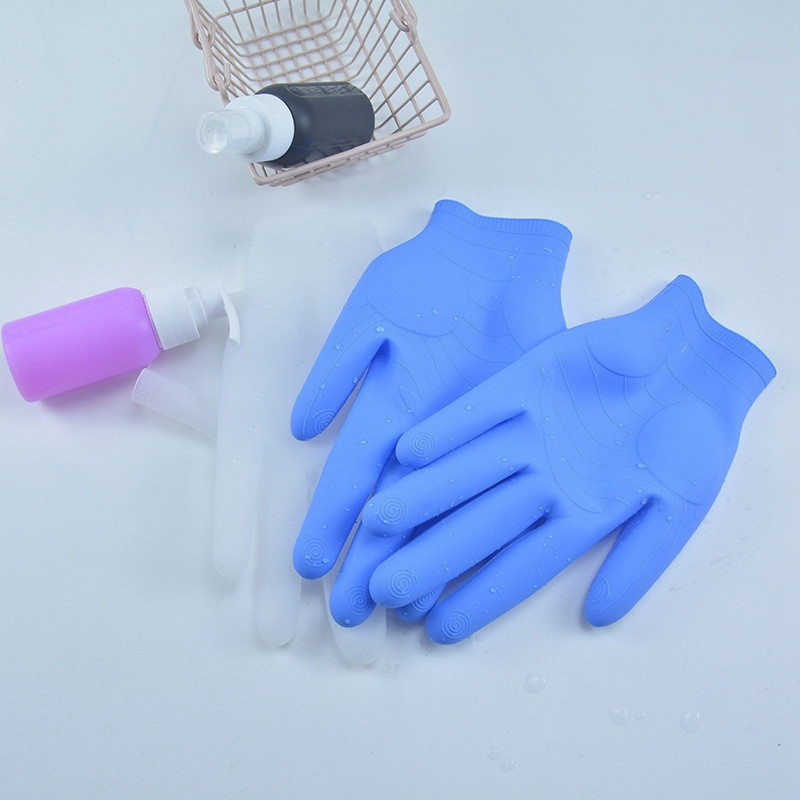 Silikonske rukavice za čišćenje Rukavice za pranje posuđa Ribalica Spužva za pranje posuđa Gumene rukavice Alati za čišćenje