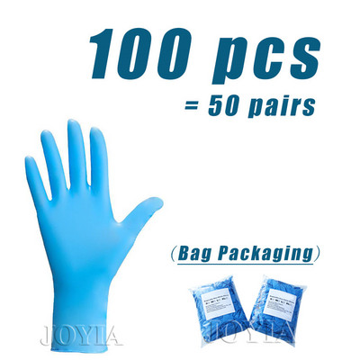 Rohelised ühekordsed kindad Ohutuse eksam Nitriilkinnas mitmeotstarbeline veekindel majapidamistoidu jaoks Käepideme istutamine Põllumajandus Väike 100