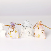 50 tk Südamekujundus Organza kotid Joonistatavad pulmapeokaunistused Kinkekotid Kotid Ehted Pakendikotid 7*9/9*12/11*16cm