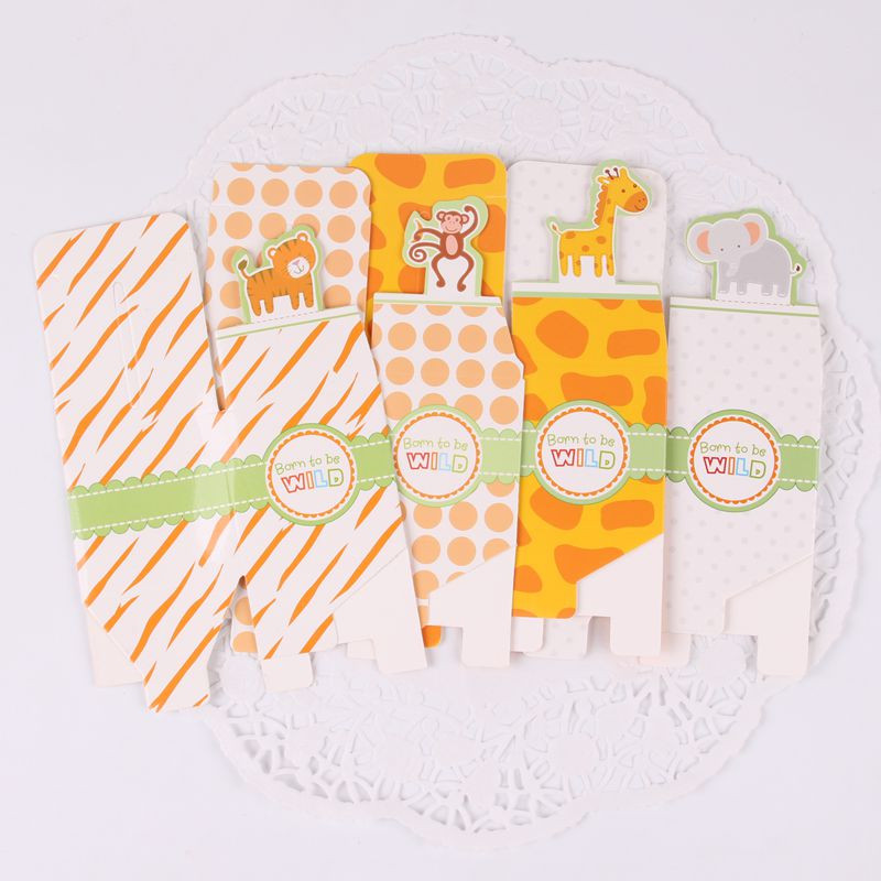 20 tk Loomade kommikarbid Metsikud ühe sünnipäevapeo kujundusega lastele mõeldud kinkepakendi karbikott Safari sünnipäevapeo džungli loomakast