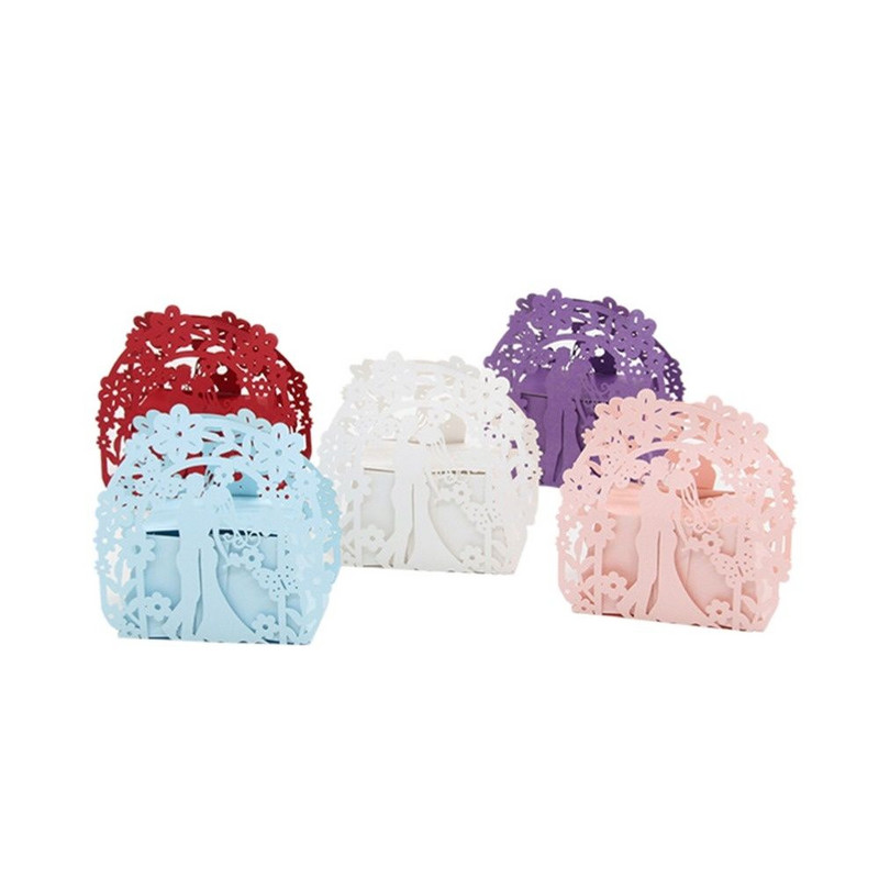 laserlõikus Pruudi ja peigmehe kinkekarp pulmateened ja kingitused kommikarp pulmakinkekarp pulmade karp kommide jaoks 50 tk 100