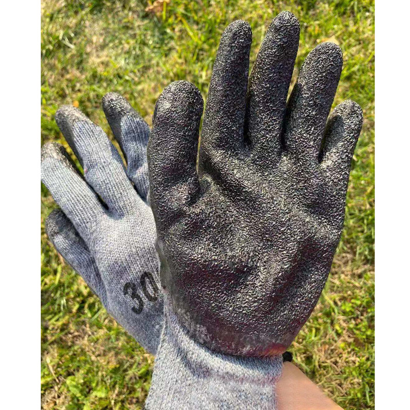 Nailonist vastupidavad aiatöökindad meestele, naistele, täiskasvanutele mõeldud libisemisvastased plastmassist punktid.