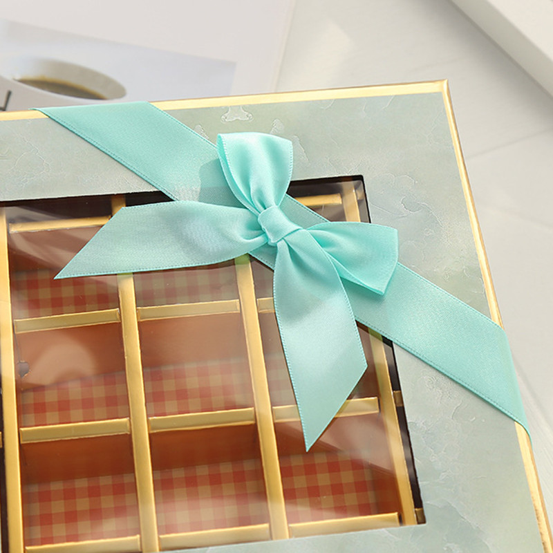 9/12 Grids Romantiline sõbrapäeva šokolaadist kinkekarp kommid käsitsi valmistatud trühvlid paarile Saada kingitus pulmade kaunistamiseks Windowsiga