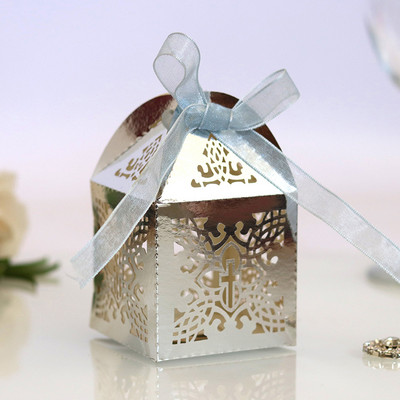 10/50/100 kom Crossing Candy Box Dragee Angel Poklon kutija Baby Shower Krštenje Rođendan Prva pričest Krštenje Uskršnja dekoracija