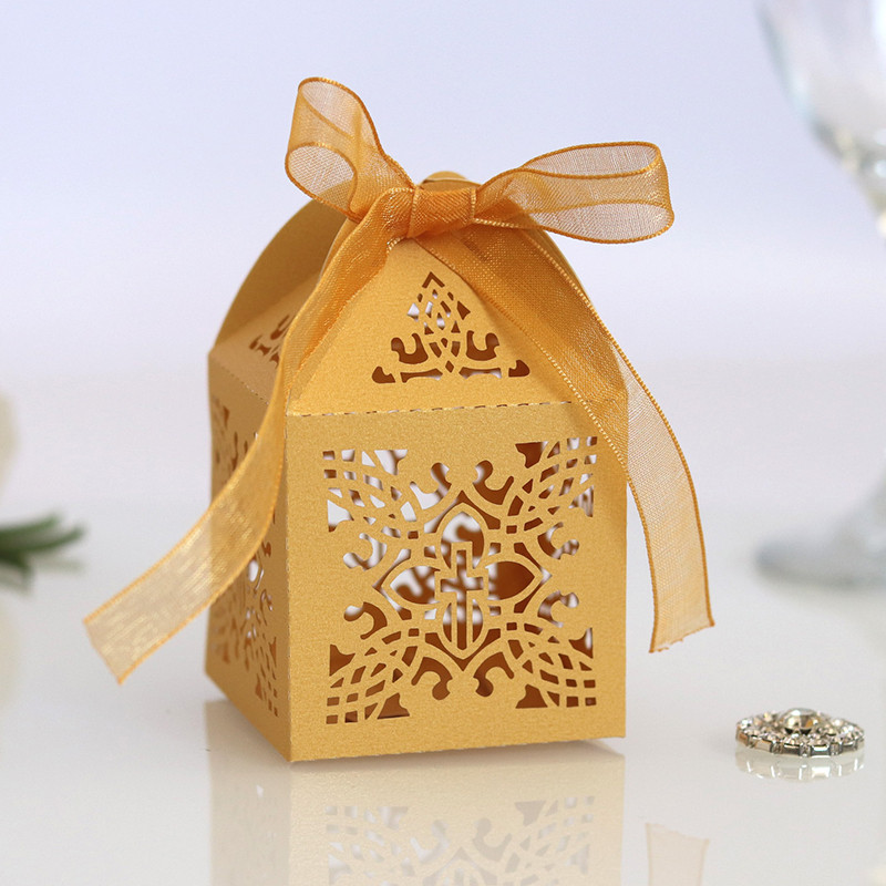 10/50/100 tk Crossing Candy Box Dragee Angel Kinkekarp Baby Shower Ristimine Sünnipäev Esimene armulaud Ristimine Lihavõttepühade Kaunistus