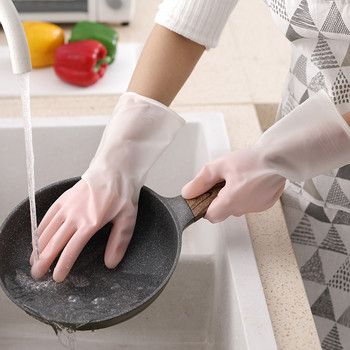 1 чифт ръкавици за почистване Почистване за миене на съдове Силиконови ръкавици Скрубер Гъба за миене на съдове Гумени ръкавици Инструменти за почистване