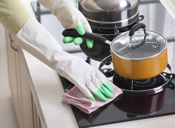 Гумени ръкавици с дълъг ръкав Кухненско миене на съдове Многофункционално почистване Домакински домакинска работа Почистване Водоустойчиви нехлъзгащи се ръкавици