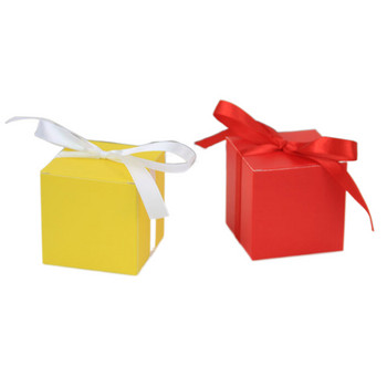 10бр. Златна хартиена кутия за бонбони Favor Кутия за подарък Кутия за детски шоколад Опаковъчна кутия Baby Shower Парти за рожден ден Сватба Коледна украса
