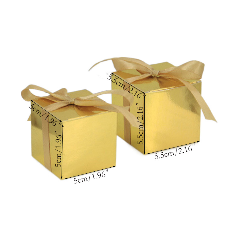 10 tk kullast paberist kommikarp Favor kinkekarp lastele šokolaadi pakkekarp Baby Shower sünnipäevapeo pulmade jõulukaunistus