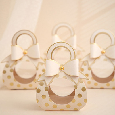 5 tk kaasaskantav kommikott Armas vibu mini kinkekotikarp peole mõeldud beebide dušši paber šokolaadist kommikarbiga pulmakarbid