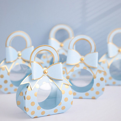 5 tk kaasaskantav kommikott Armas vibu mini kinkekotikarp peole mõeldud beebide dušši paber šokolaadist kommikarbiga pulmakarbid