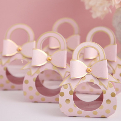 5 tk kaasaskantav kommikott Armas vibu mini kinkekotikarp peole mõeldud beebide dušši paber šokolaadist kommikarbiga pulmakarbid