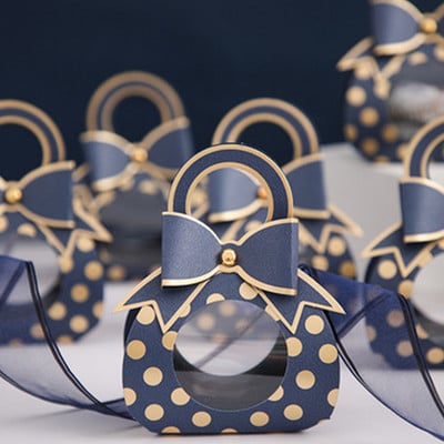 5 tk kaasaskantav kommikott Armas vibu mini kinkekotikarp peole mõeldud beebide dušši paber šokolaadist kommikarbiga pulmakarbid