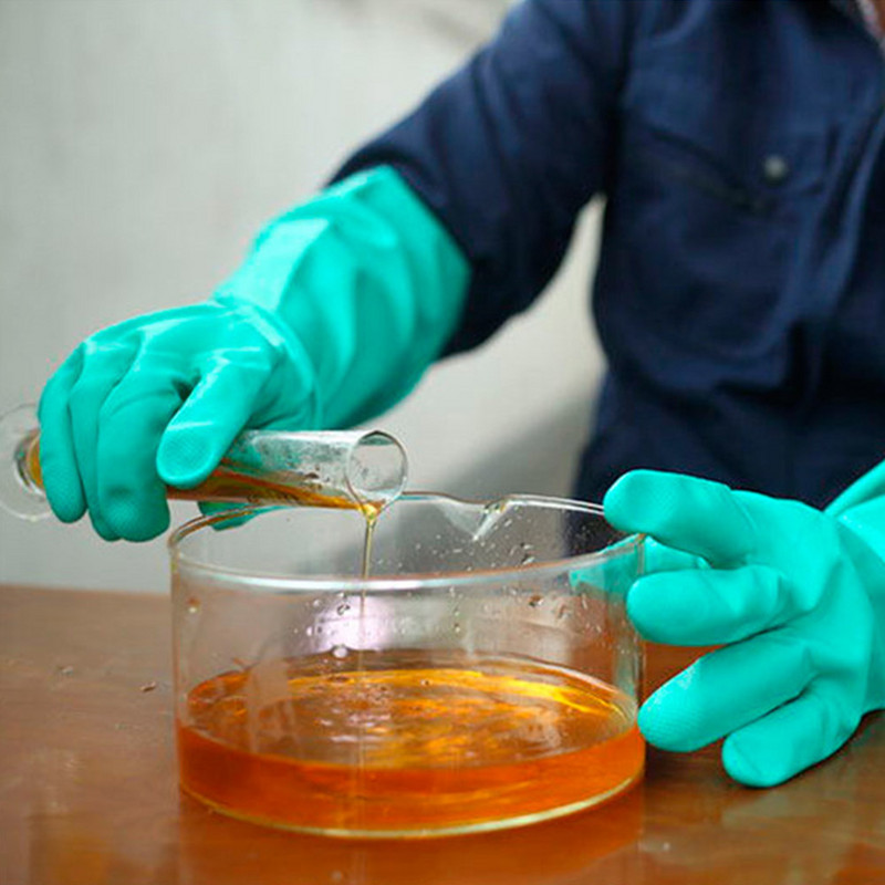 Nitriil Puhastus Kaitsekindad Kemikaalikindlad Kindad Veekindlad Korduvkasutatavad Nitriilkummist majapidamises Tööstuslikud kindad H9F