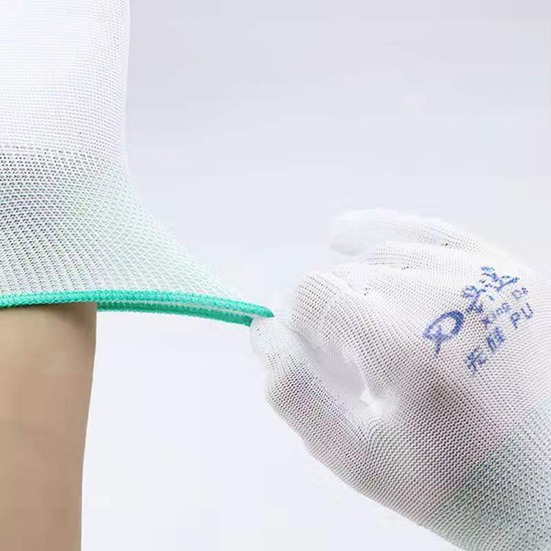 1 pora antistatinių darbo pirštinių Antistatinės ESD elektroninės darbo pirštinės, dengtos delnu dengtos pirštai, neslysta pirštų apsaugai