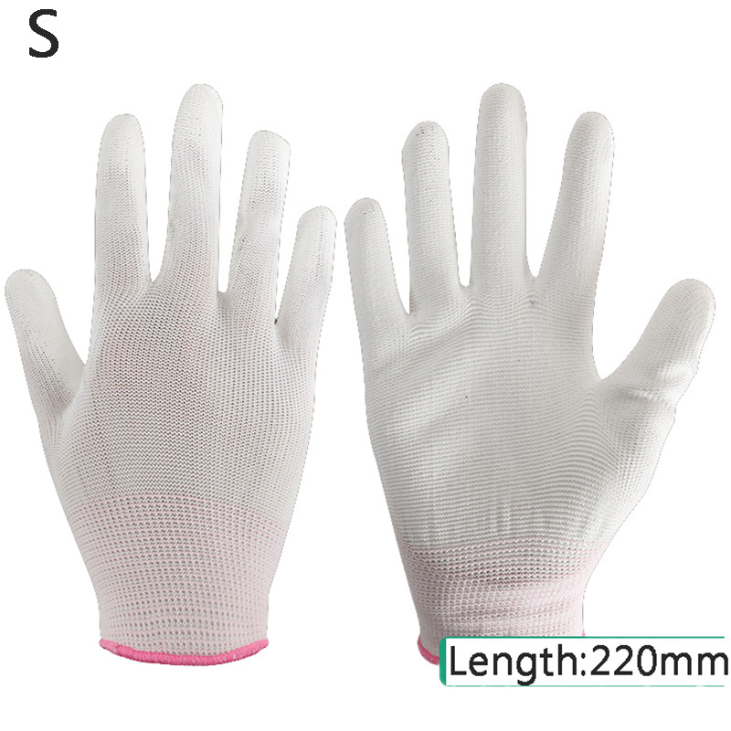 1 pora antistatinių darbo pirštinių Antistatinės ESD elektroninės darbo pirštinės, dengtos delnu dengtos pirštai, neslysta pirštų apsaugai