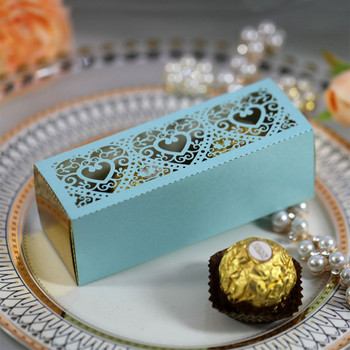 Καυτές εκπτώσεις Χρυσό Ασημί Καρδιά Κουτί μπισκότων Κέρασμα για παιδιά Κουτί καραμέλας γενεθλίων Κουτί κουφέτα γάμου Κουτί για συσκευασίες προμήθειες για πάρτι εκδήλωσης